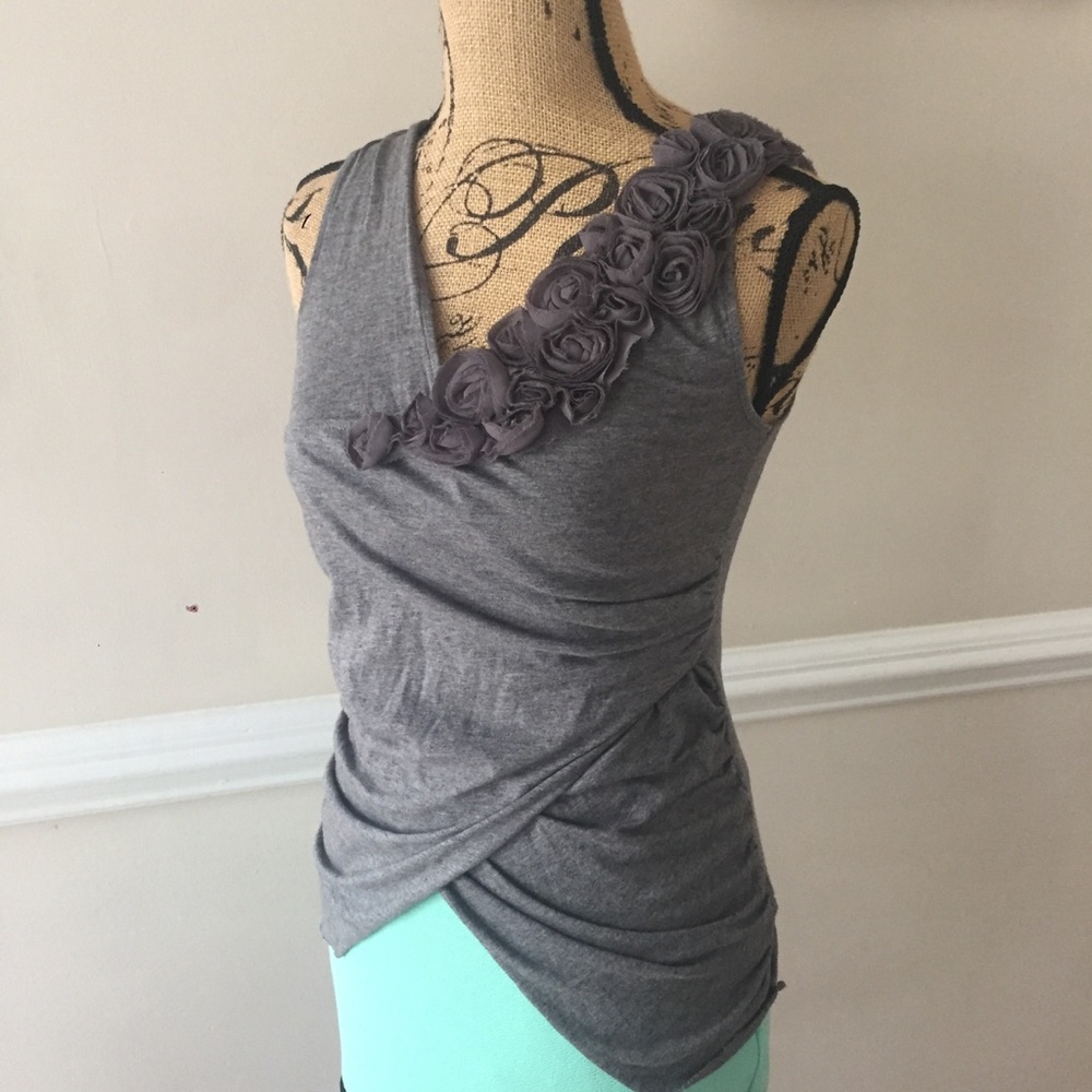 Anthro Deletta Rosette Tank
